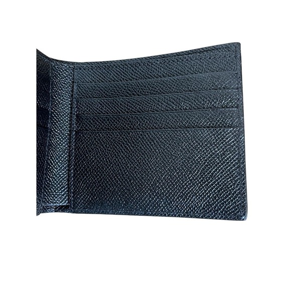 NEW BURBERRY 8014653 GRAINY LEATHER INTERNATIONAL BIFOLD WALLET with logo - Picture 7 of 13